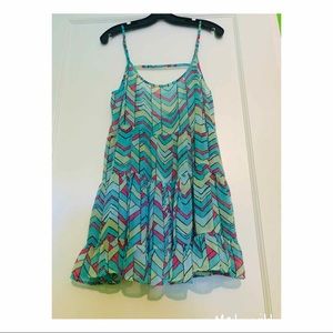 Geometric Swimsuit Coverup
